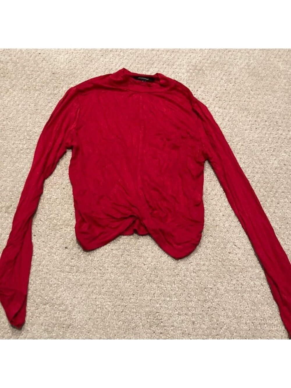 Red Crop Top - Picture 1 of 3